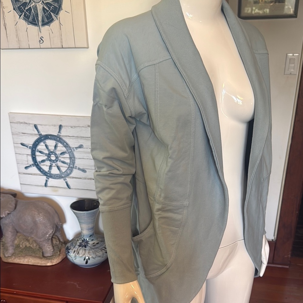 NWT Eddie Bauer size small Women's Sage blue cardigan